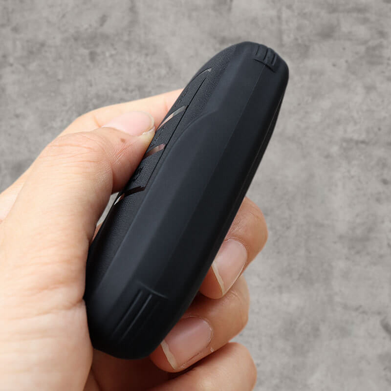 【トヨタ】シンプルブラックキーケース〔Eタイプ〕