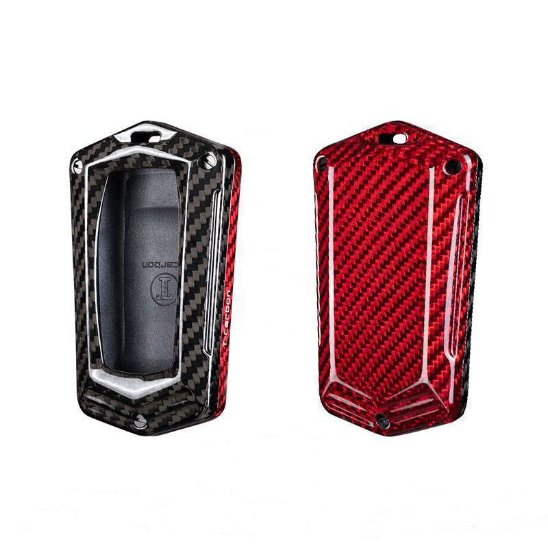 【トヨタ】【T-carbon】クリスタルシェイプ・ファイバーキーケース〔Eタイプ〕