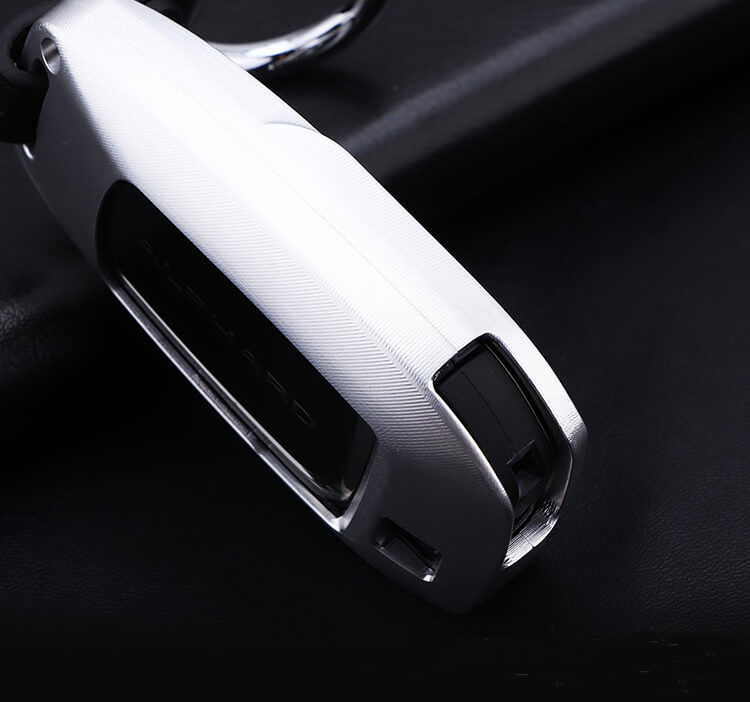 【トヨタ】クリア窓タイプ キーリング付きメタリックカバーキーケース〔Eタイプ〕