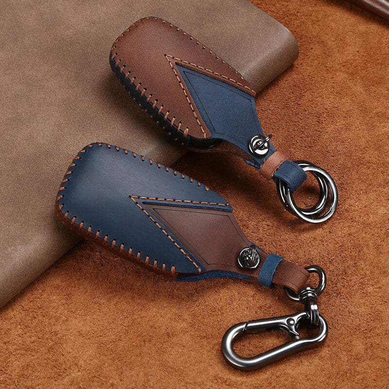 【トヨタ】キーリング&バックル付きレザースマートキーケース〔Eタイプ〕