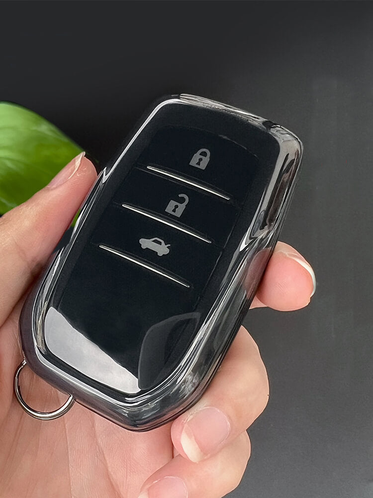 【トヨタ】シンプルクリアカバーキーケース〔Eタイプ〕