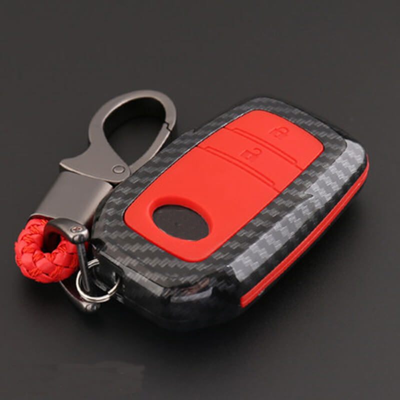 【トヨタ】バックル付きブラックカバーキーケース〔Eタイプ〕