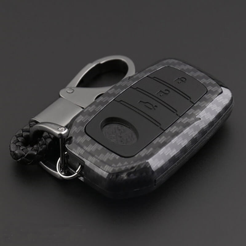 【トヨタ】バックル付きブラックカバーキーケース〔Eタイプ〕