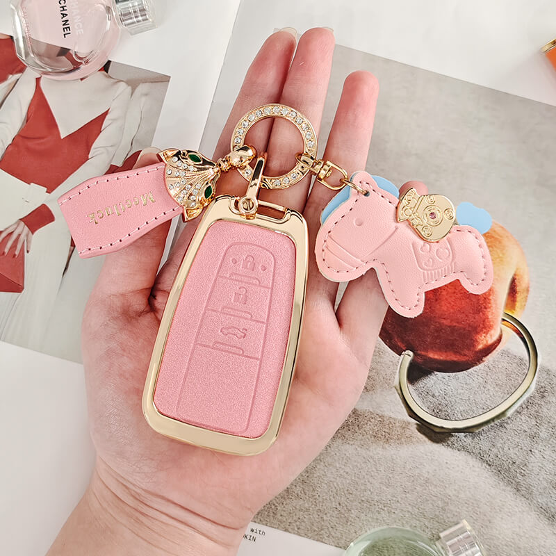 【トヨタ】ホース&キャットストラップキーケース〔Fタイプ〕