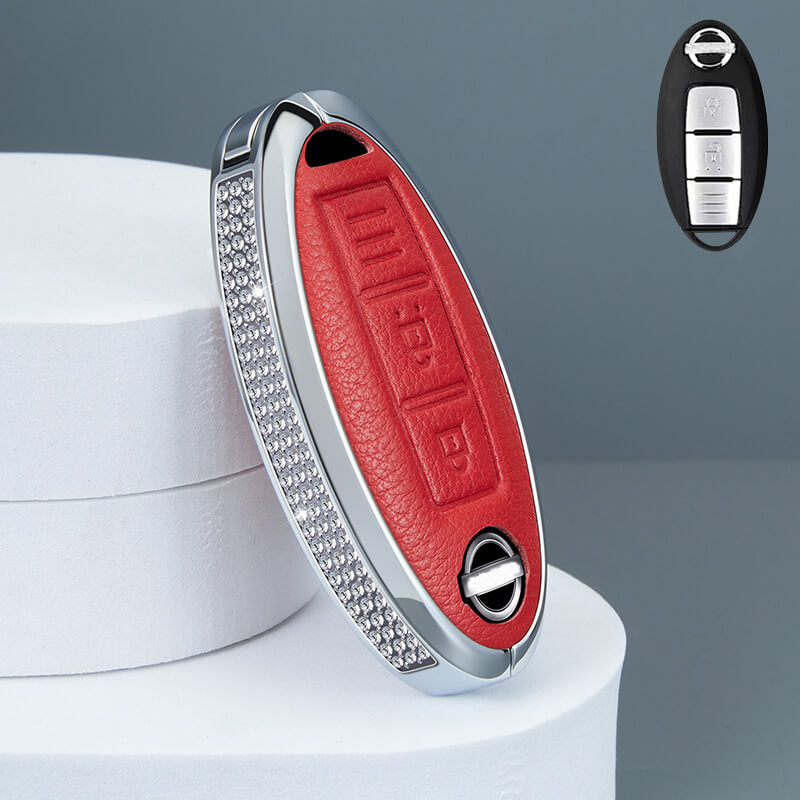 【日産】ビジューストーンレザーキーケース〔Aタイプ〕