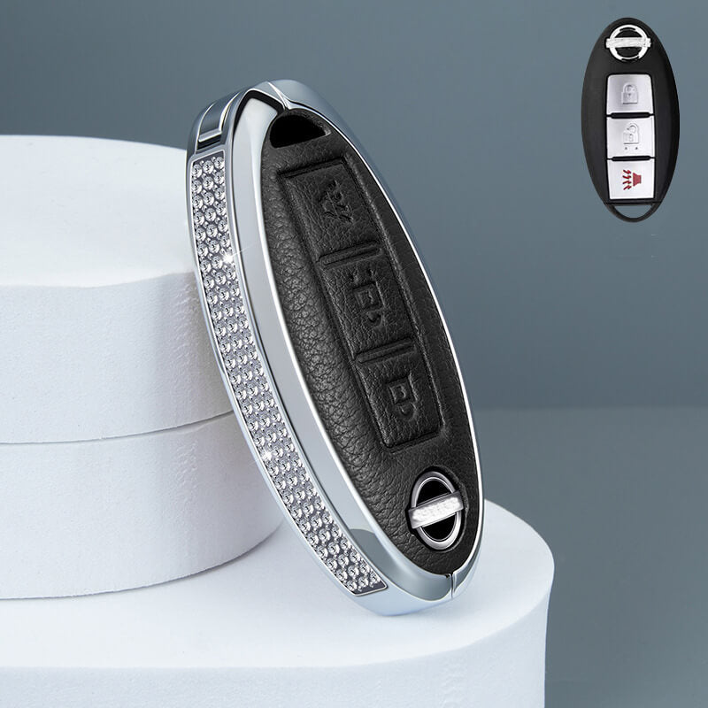 【日産】ビジューストーンレザーキーケース〔Aタイプ〕