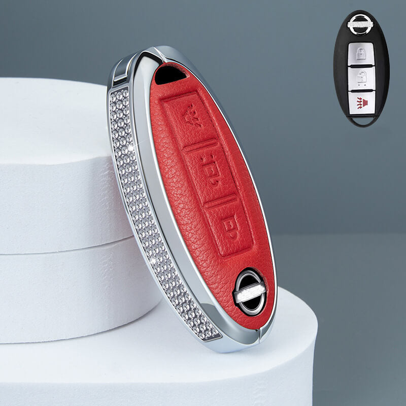 【日産】ビジューストーンレザーキーケース〔Aタイプ〕