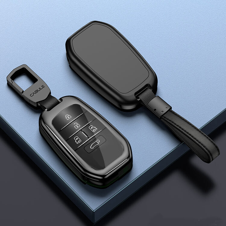 【トヨタ】バックルタイプブラックシールドキーケース〔Eタイプ〕