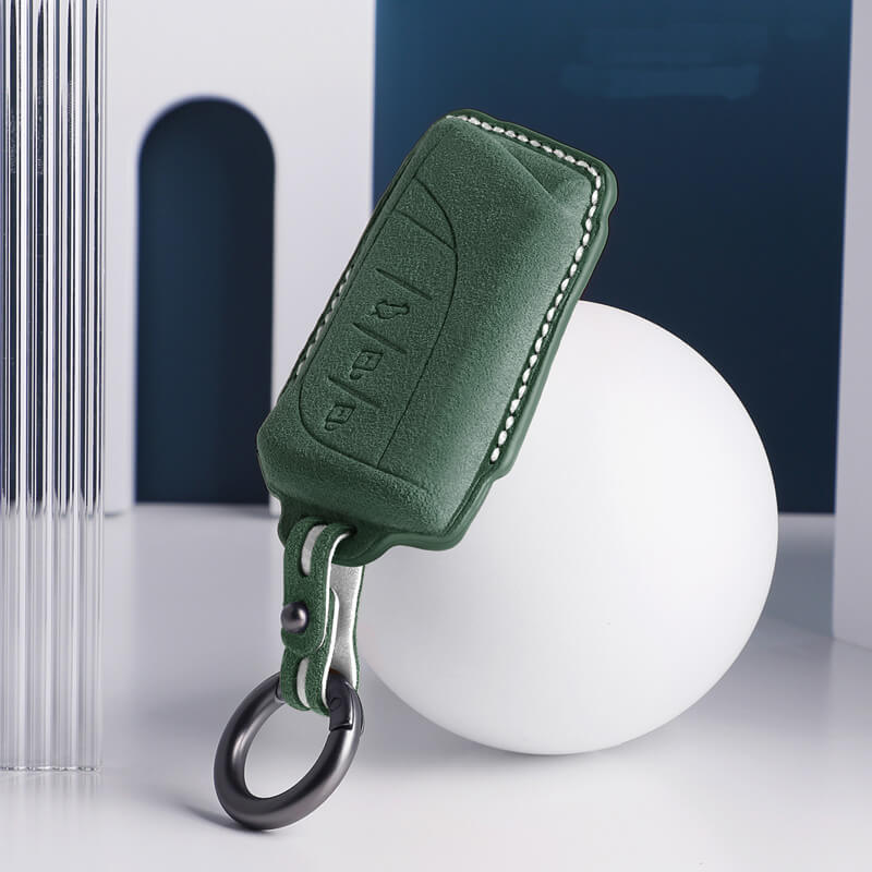 NEW【レクサス】キーリング付きカラフルスウェードキーケース〔Aタイプ〕