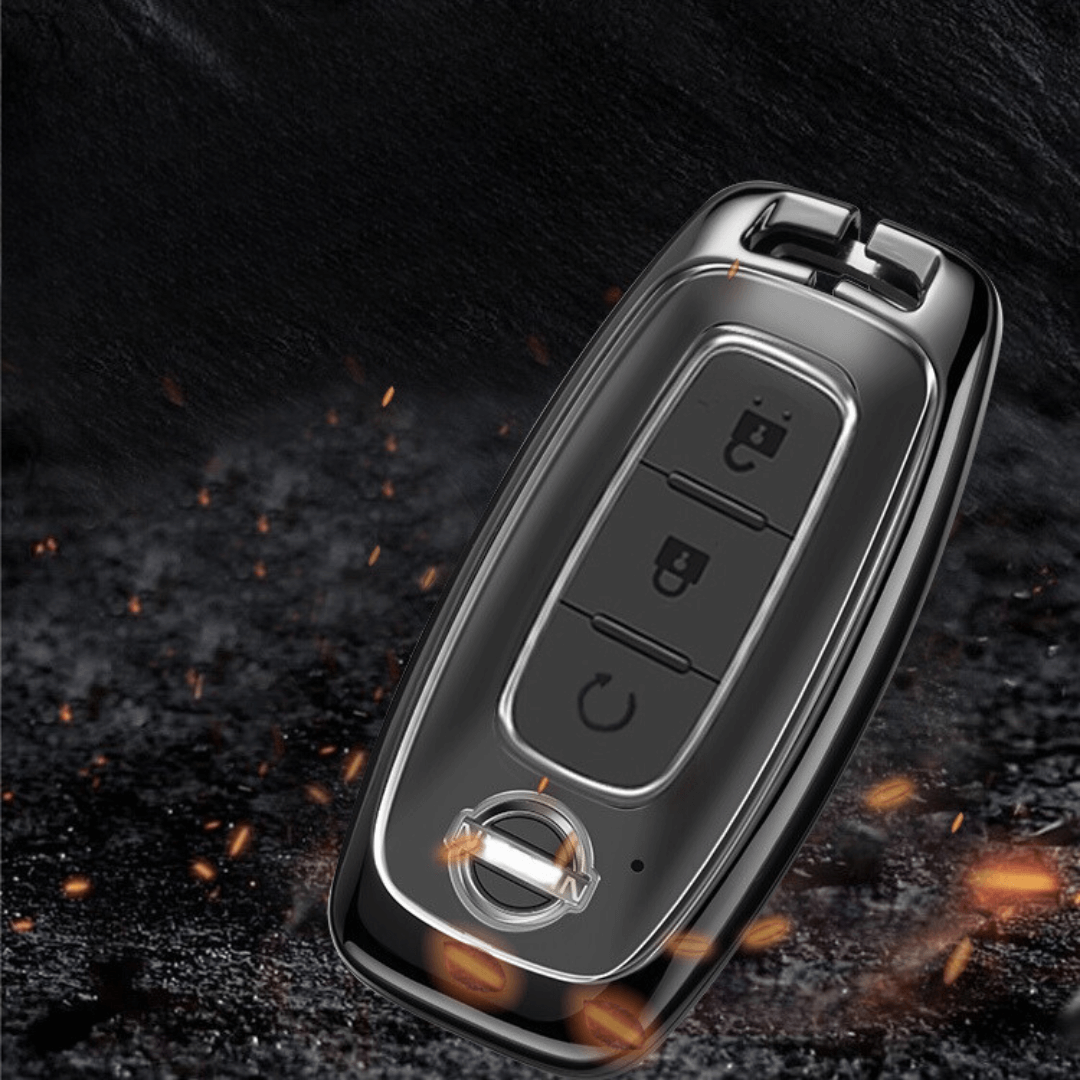 【日産】窓付きメタルスマートキーケース〔Bタイプ〕