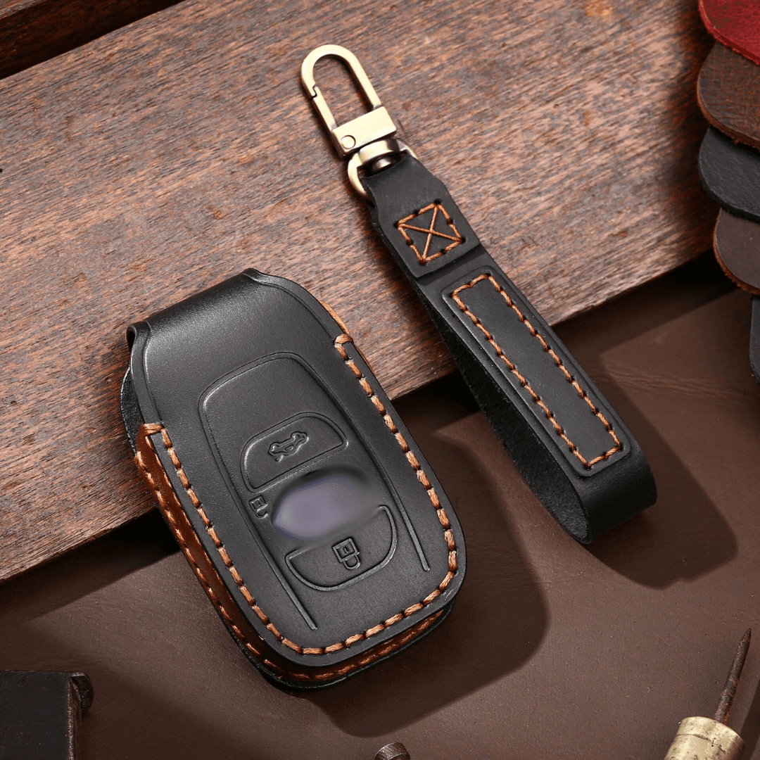 【スバル】ストラップ付きレザースマートキーケース〔Bタイプ〕