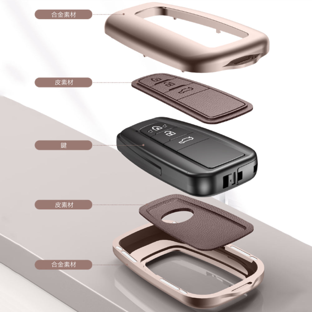 【トヨタ】ラウンドデザインマットカラーキーケース〔Fタイプ〕