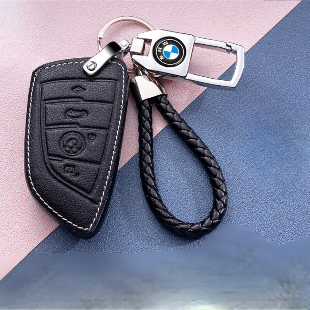 【BMW】バックル&ストラップダークカラーキーケース〔Aタイプ〕