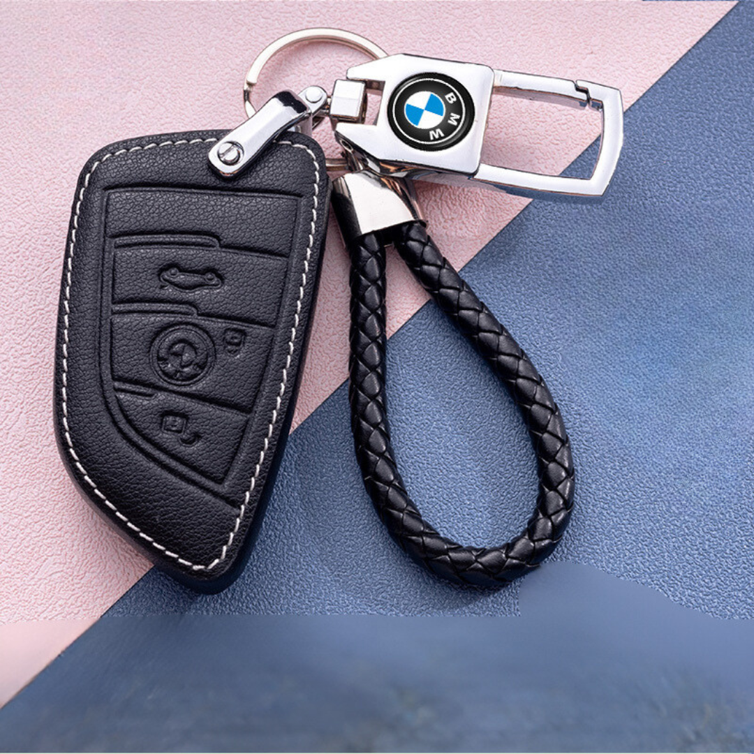 【BMW】バックル&ストラップダークカラーキーケース〔Aタイプ〕