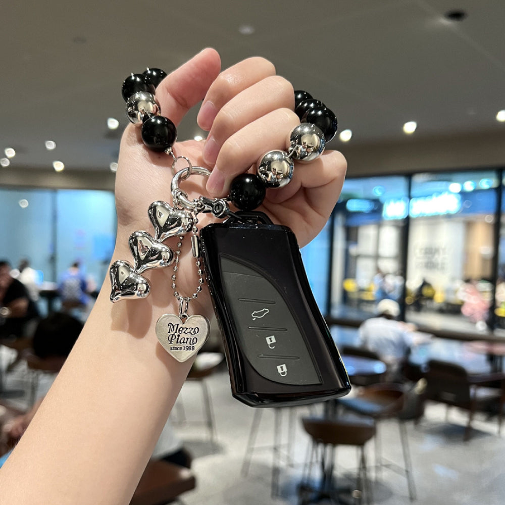 【レクサス】ハート&ボールストラップスマートキーケース〔Aタイプ〕