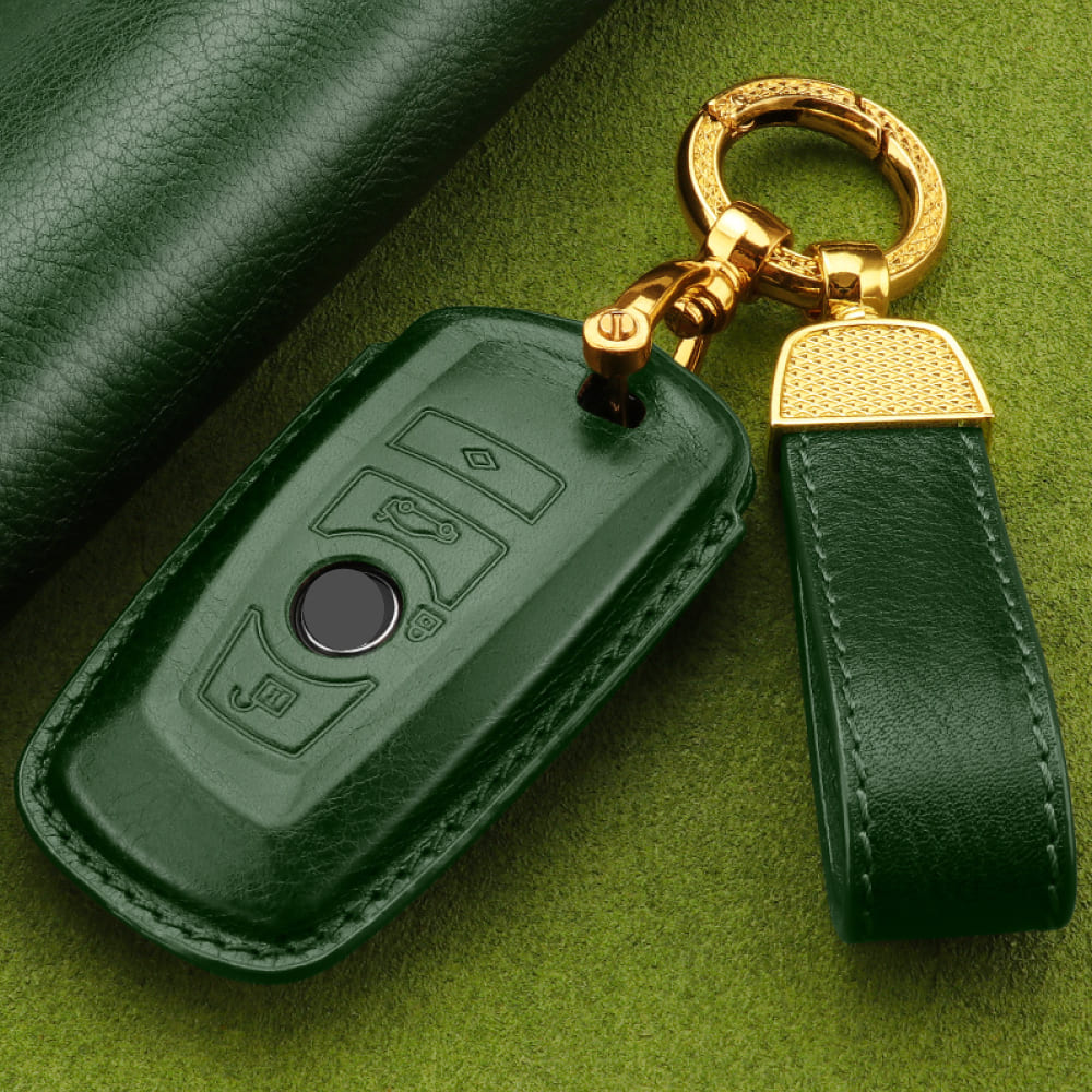 【BMW】ストラップ付きシックレザースマートキーケース 〔Bタイプ〕