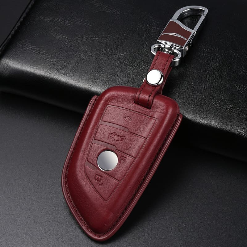 【BMW】ダークカラーレザースマートキーケース〔Aタイプ〕