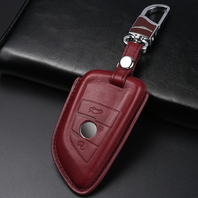 【BMW】ダークカラーレザースマートキーケース〔Aタイプ〕