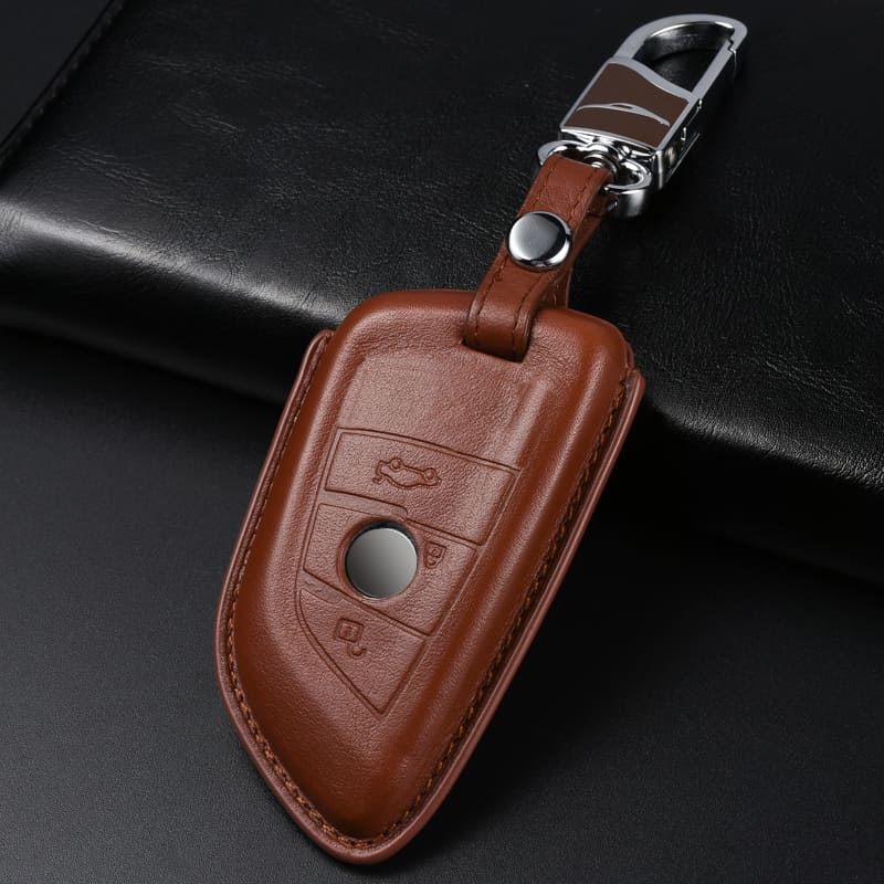 【BMW】ダークカラーレザースマートキーケース〔Aタイプ〕