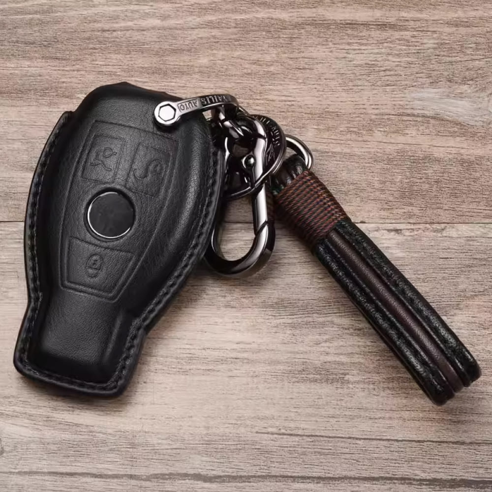【ベンツ】レザーストラップスマートキーケース〔Cタイプ〕