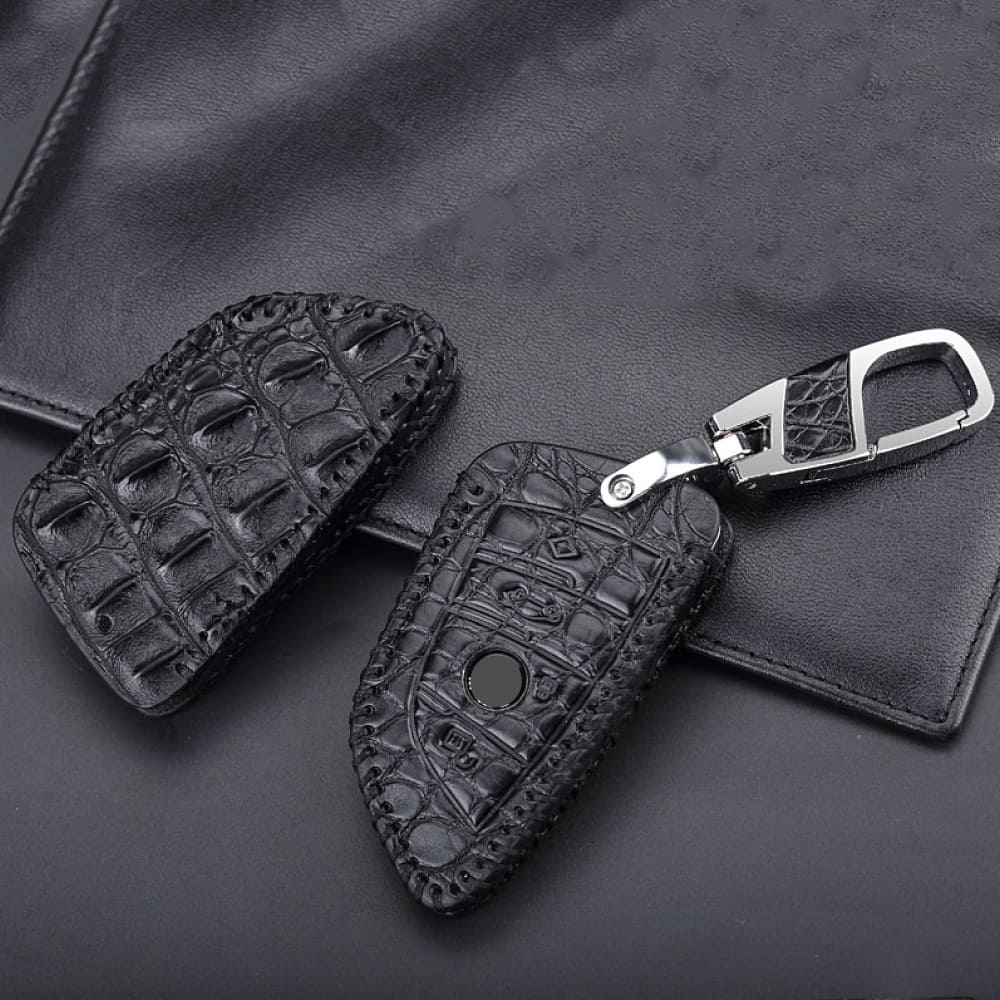 【BMW】バックル付きクロコデザインスマートキーケース〔Aタイプ〕