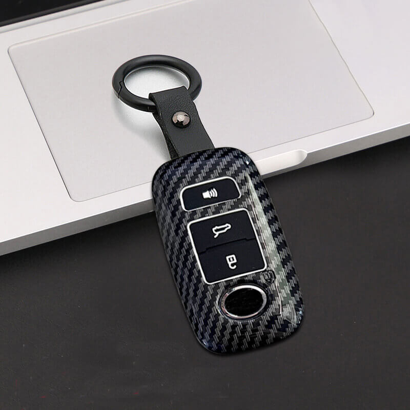 NEW【ダイハツ】キーリング付きブラックキーケース 〔Cタイプ〕