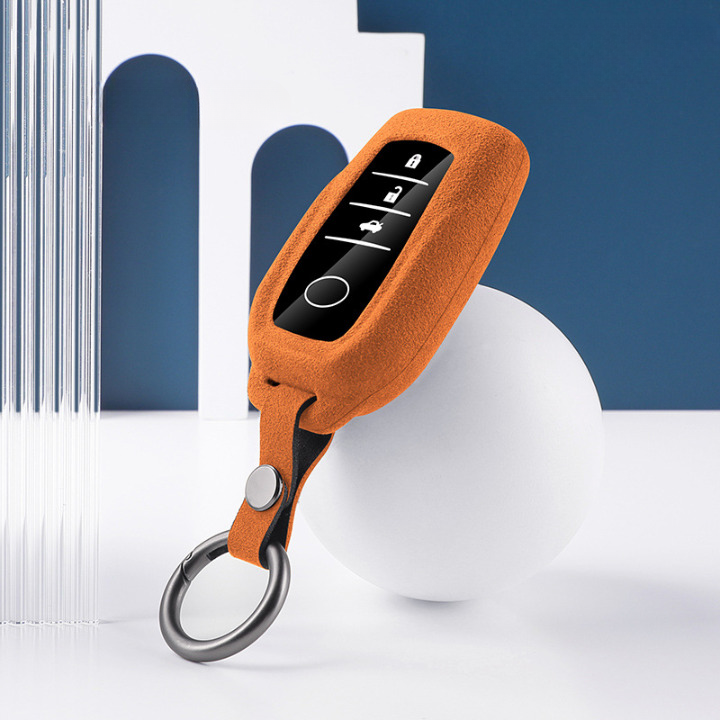 【トヨタ】★人気急上昇中★カラフルスウェードスマートキーケース【カラバリ11色】〔Eタイプ〕