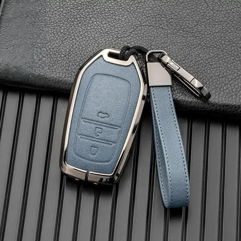 【トヨタ】レザーメタリックスマートキーケース〔Eタイプ〕