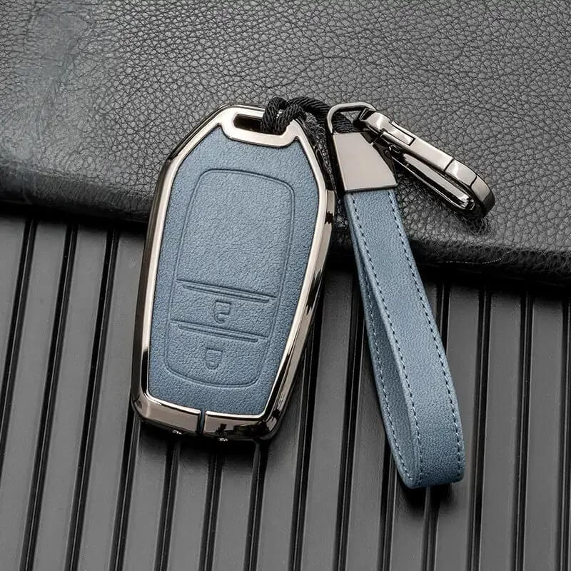 【トヨタ】レザーメタリックスマートキーケース〔Eタイプ〕