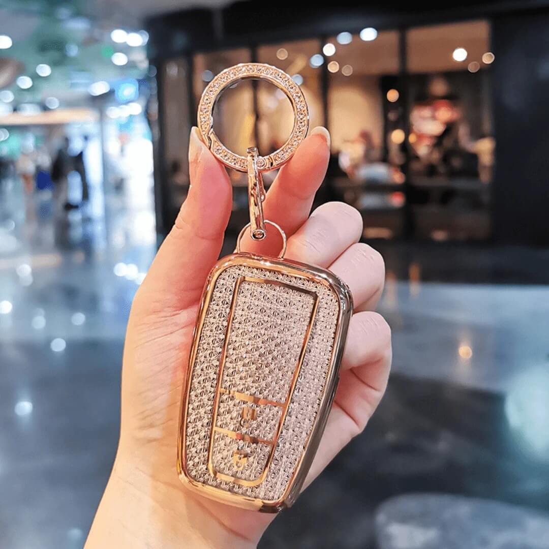 【トヨタ】キーリング付きスマートキーケース〔Fタイプ〕