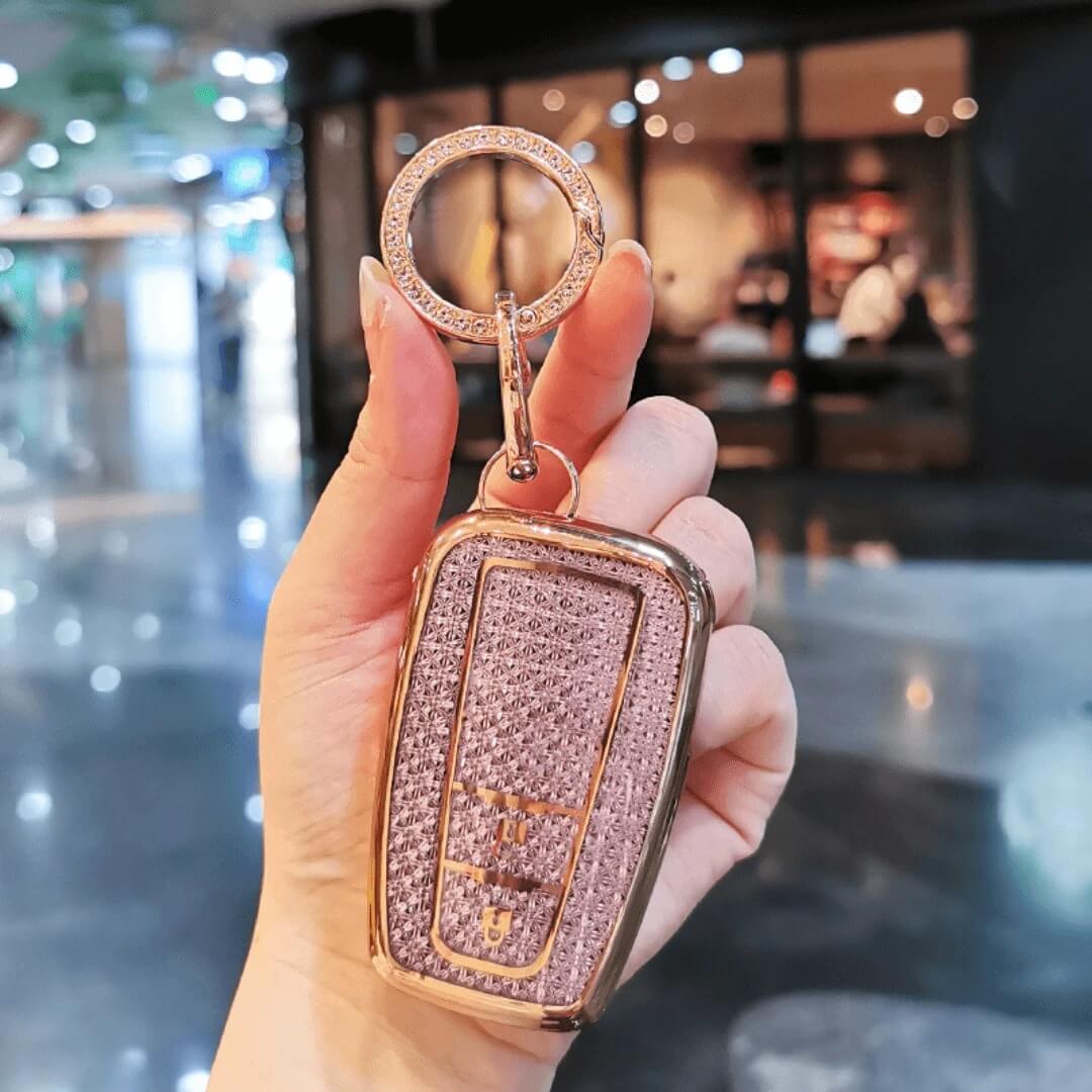 【トヨタ】キーリング付きスマートキーケース〔Fタイプ〕