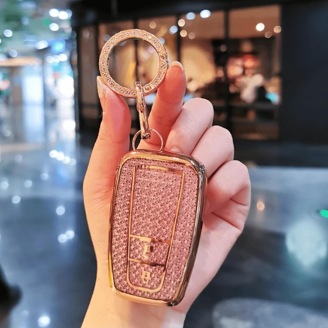 【トヨタ】キーリング付きスマートキーケース〔Fタイプ〕