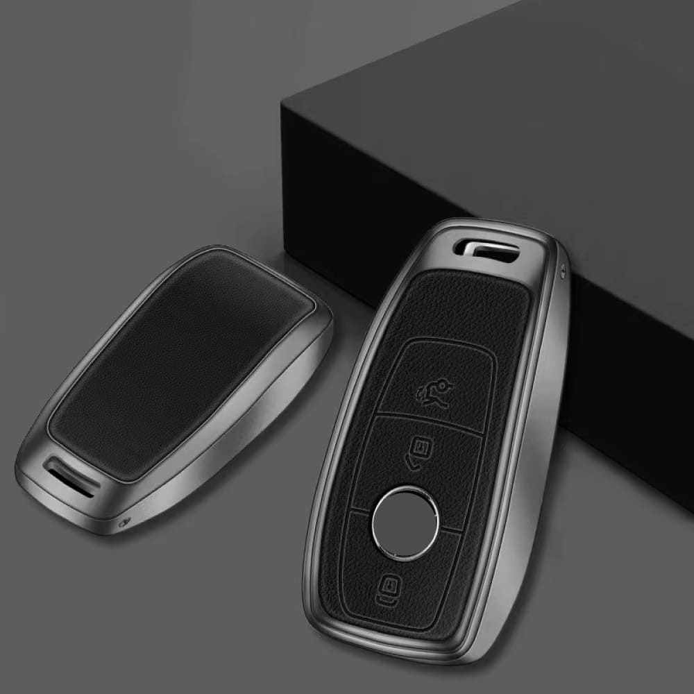 【ベンツ】レザーメタリックスマートキーケース〔Bタイプ〕