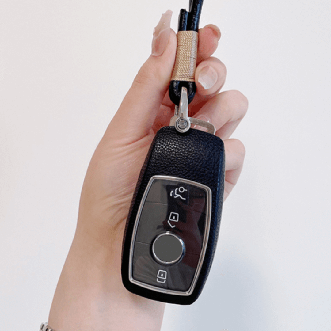 【ベンツ】レザーストラップスマートキーケース〔Bタイプ〕