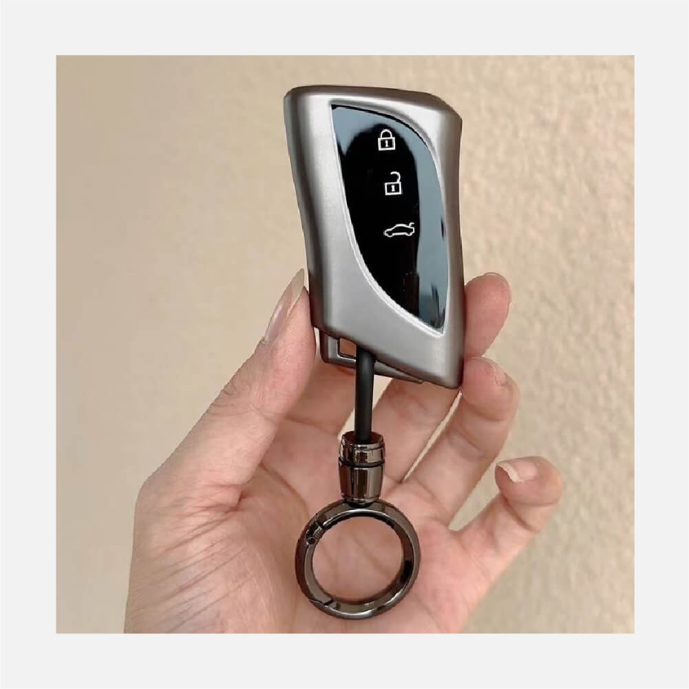 【レクサス】シンプルリング付きスマートキーケース【NX UX RX】