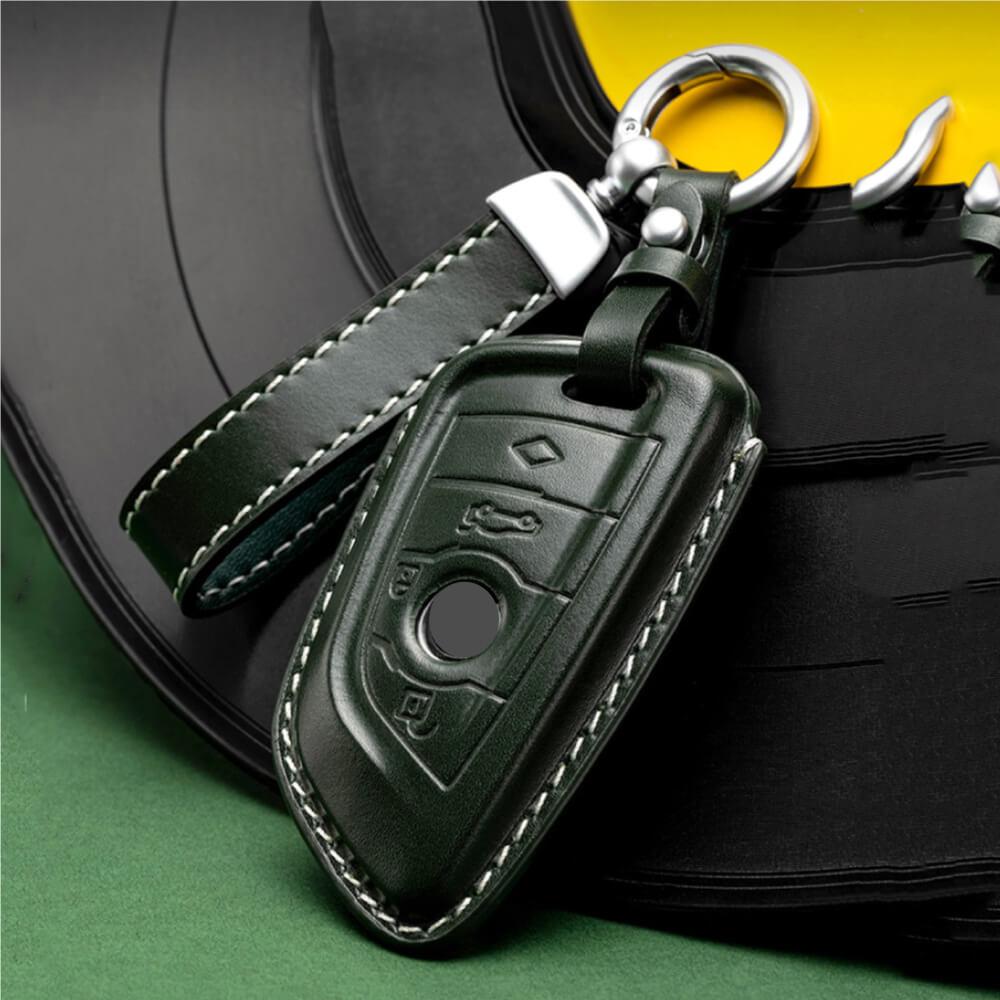 【BMW】ストラップ付きレザーキーケース〔Aタイプ〕