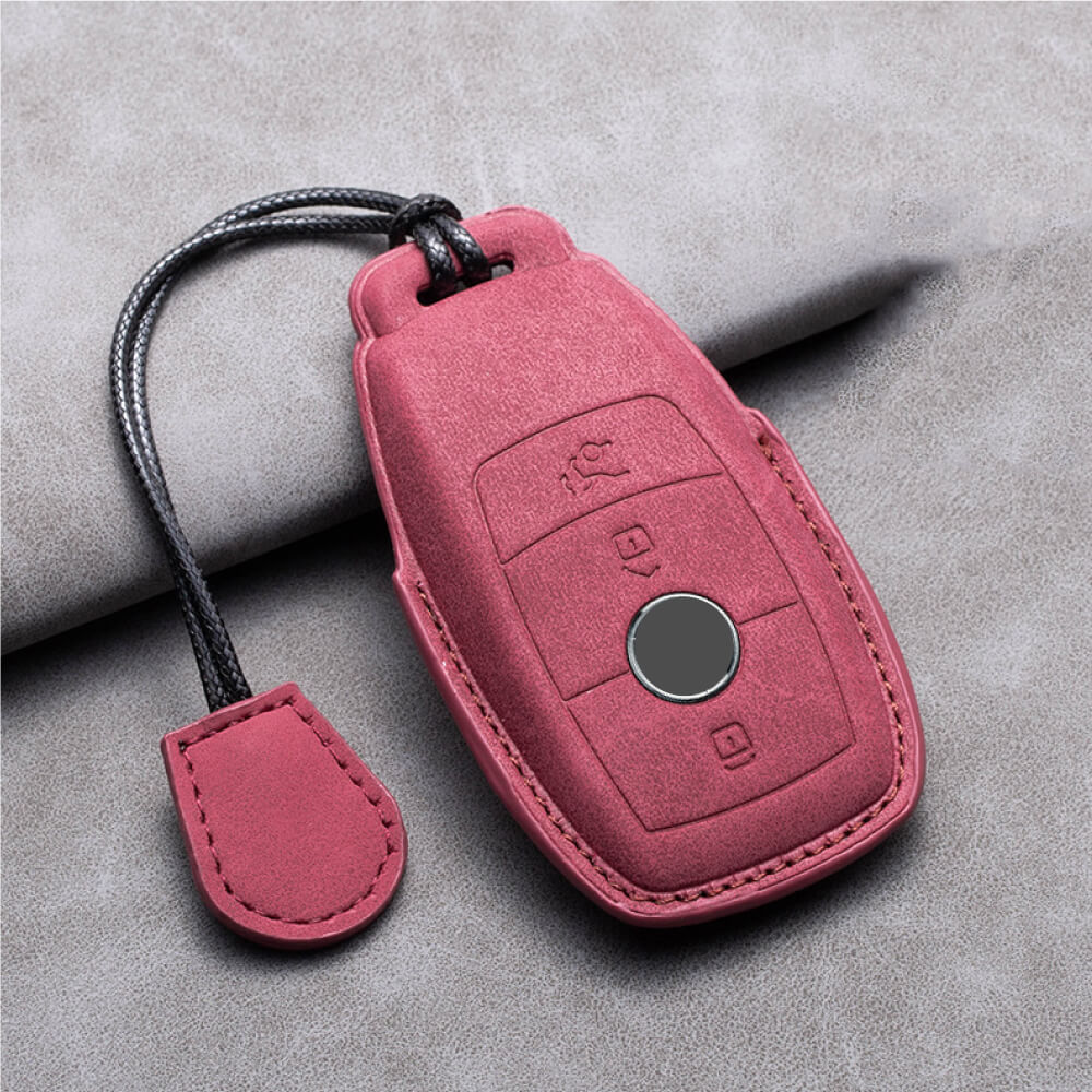 【ベンツ】スエードストラップ付きスマートキーケース〔Bタイプ〕