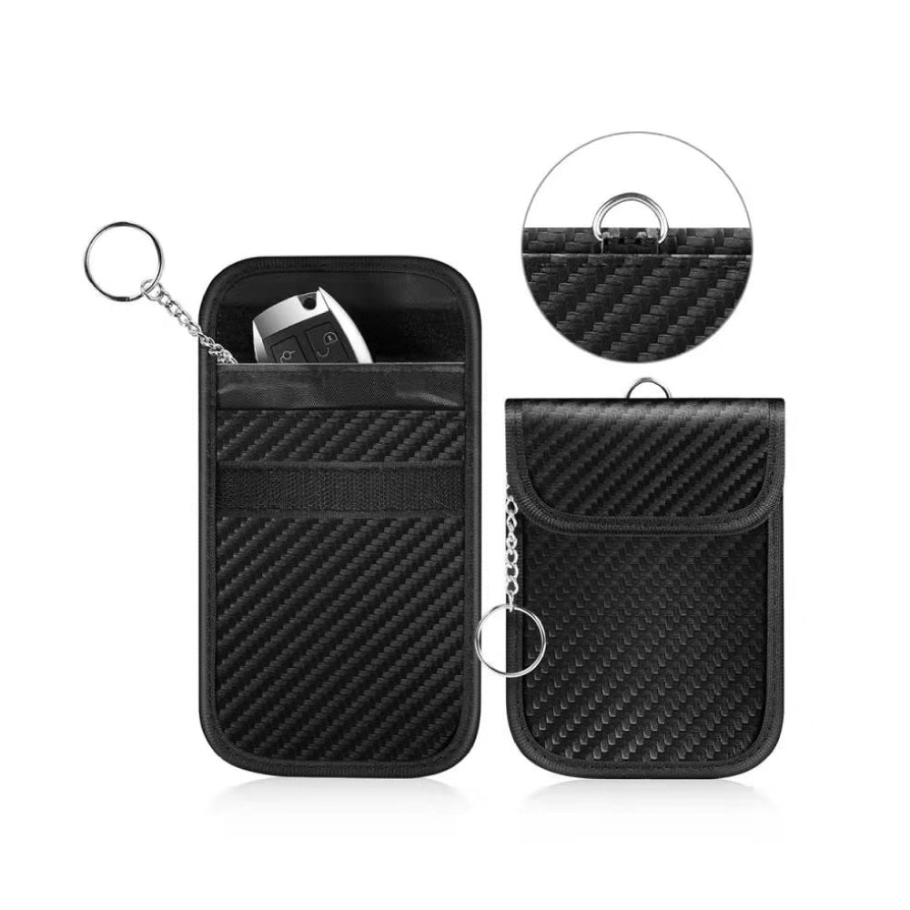 【全車種】RFID防止リレーアタック対策フック付財布型キーケース