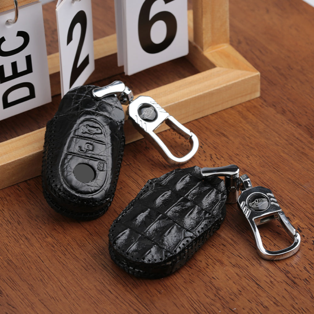 【ベンツ】バックル付きクロコデザインスマートキーケース〔Aタイプ〕