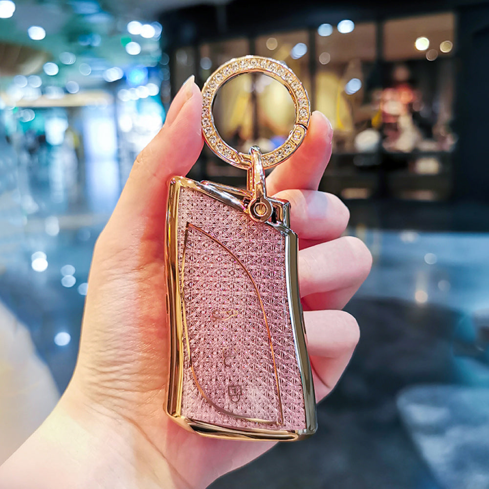 【レクサス】ビジューストーンスマートキーケース 〔Aタイプ〕