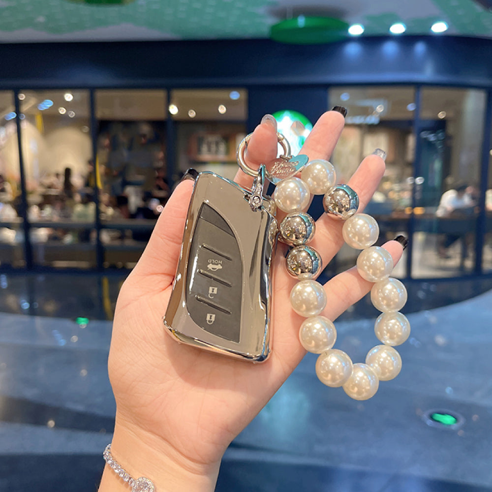 【レクサス】パール風ストラップスマートキーケース〔Aタイプ〕