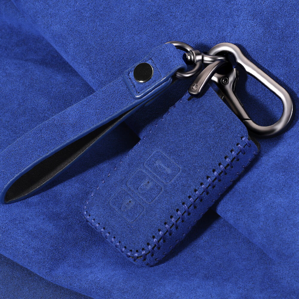 【レクサス】ストラップ付きスウェードスマートキーケース 〔Bタイプ〕