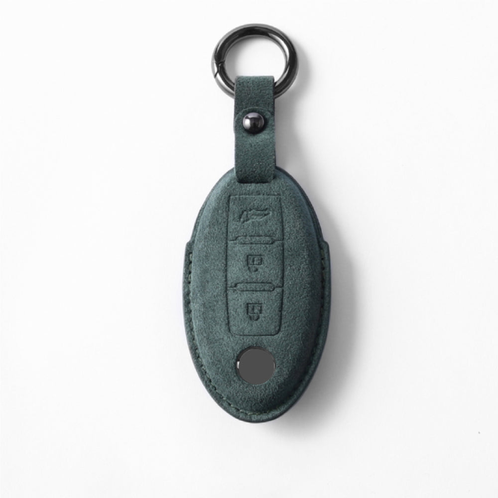 【日産専用】シンプルスウェード インテリジェントキーケース〔Aタイプ〕