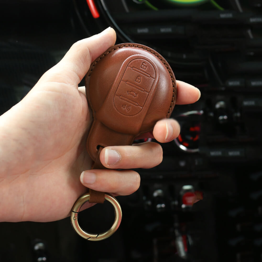 【MINI】ミニマルレザースマートキーケース〔Aタイプ〕