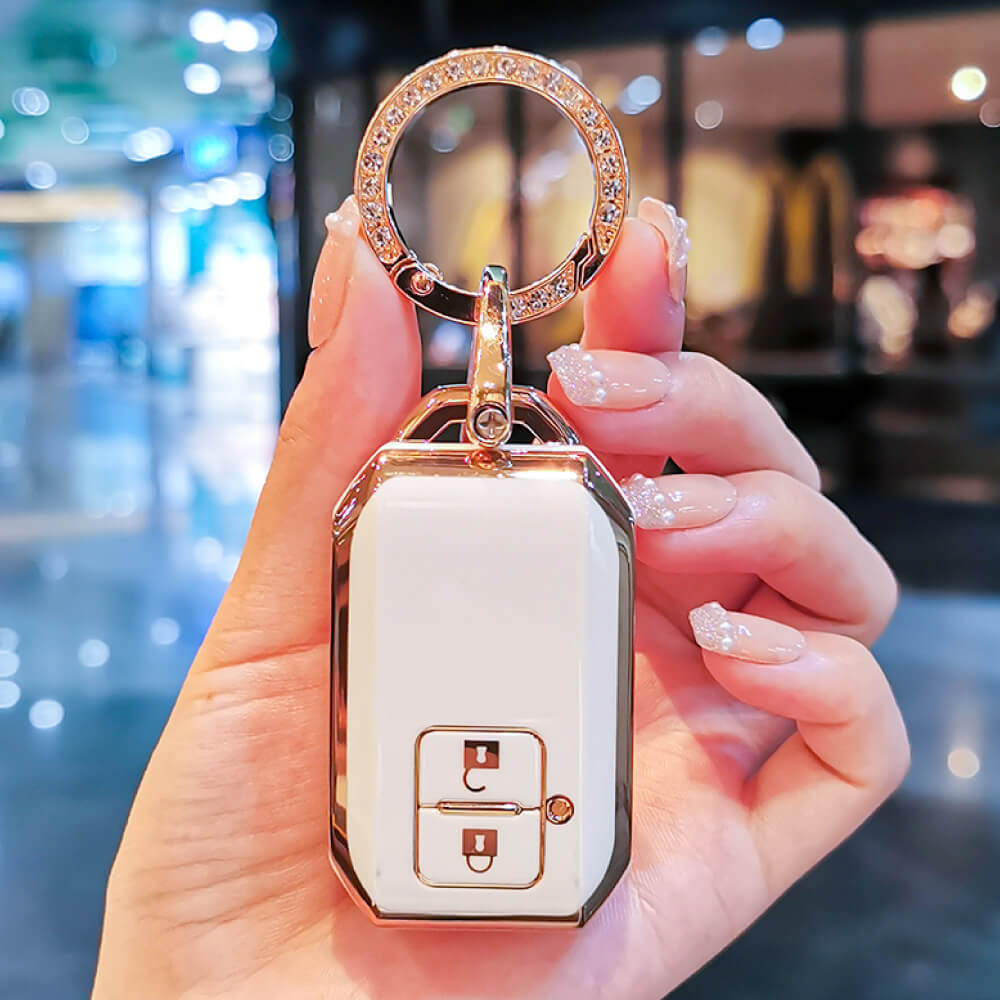 【スズキ】新型スイフト発売記念特価！キーリング付エレガントスマートキーケース〔Bタイプ〕