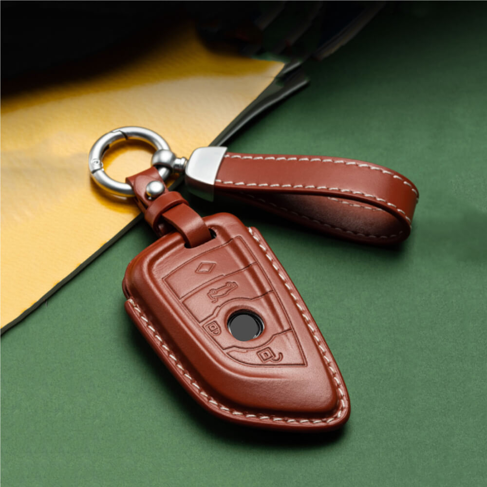 【BMW】ストラップ付きレザーキーケース〔Aタイプ〕