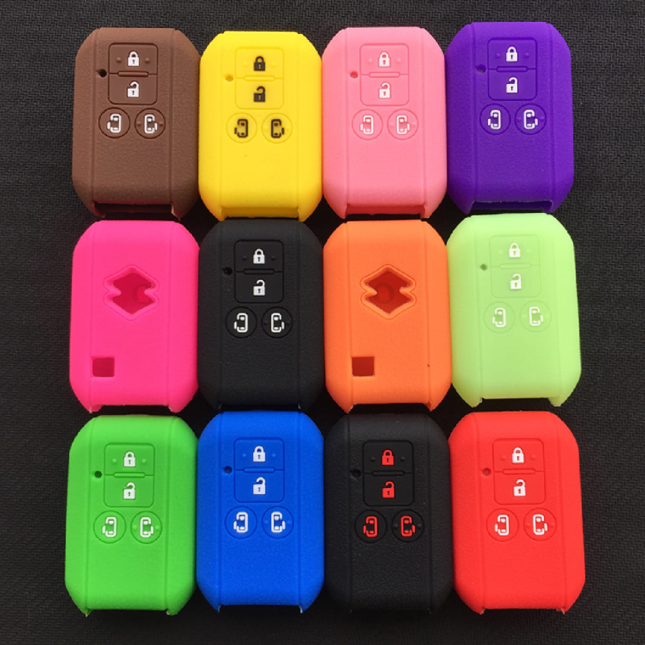 【スズキ】シンプルカラーシリコンケース〔Bタイプ〕