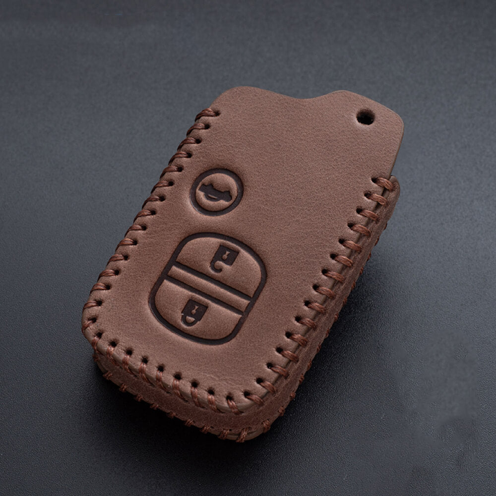 【スバル】ステッチデザインレザースマートキーケース〔Cタイプ〕