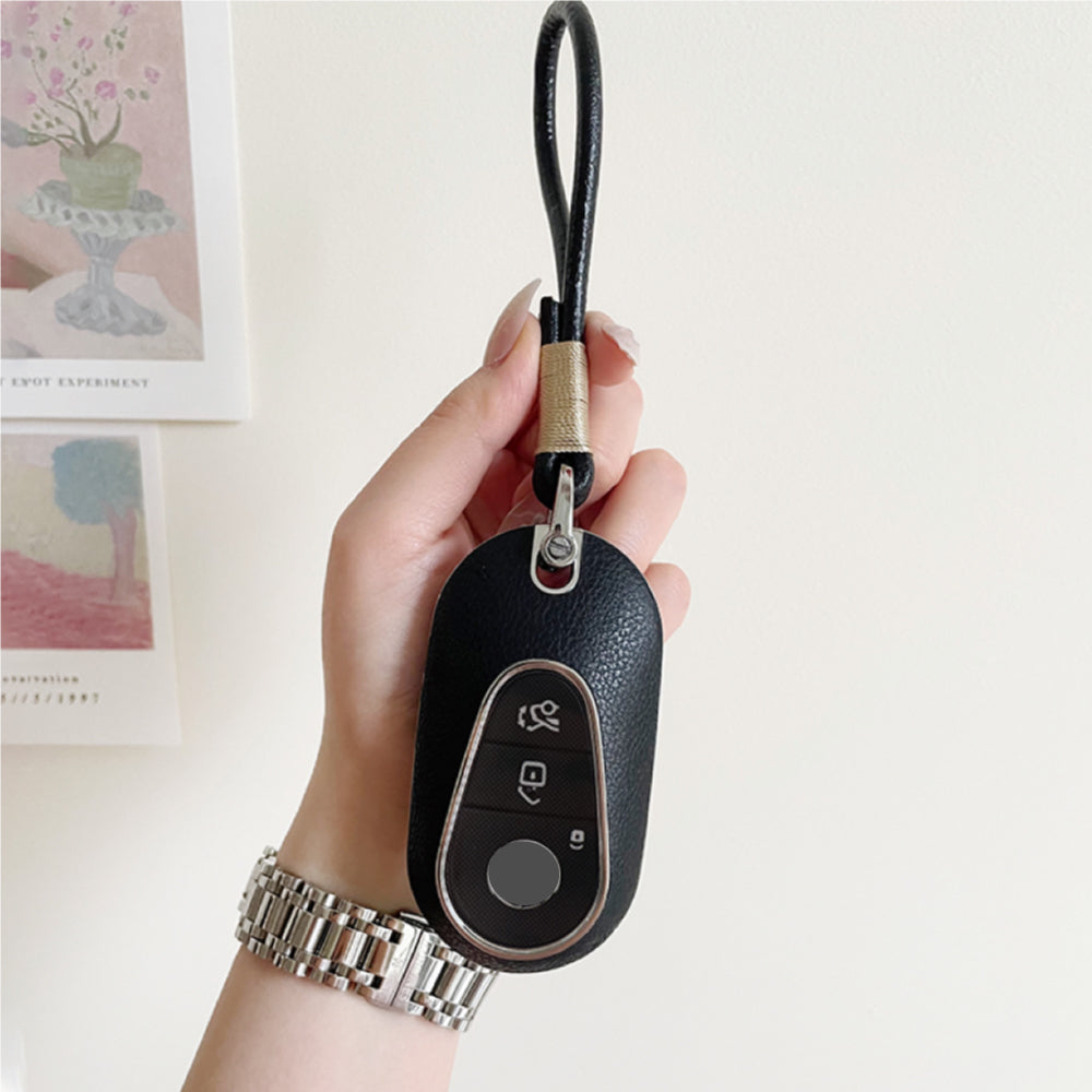 【ベンツ】レザーストラップスマートキーケース〔Aタイプ〕