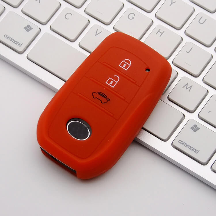 【トヨタ】ミニマルデザインシリコンスマートキーケース〔Eタイプ〕